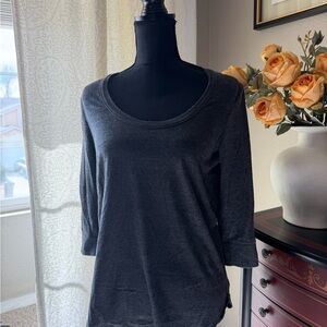 Chaser Charcoal Scoop Neck Tunic